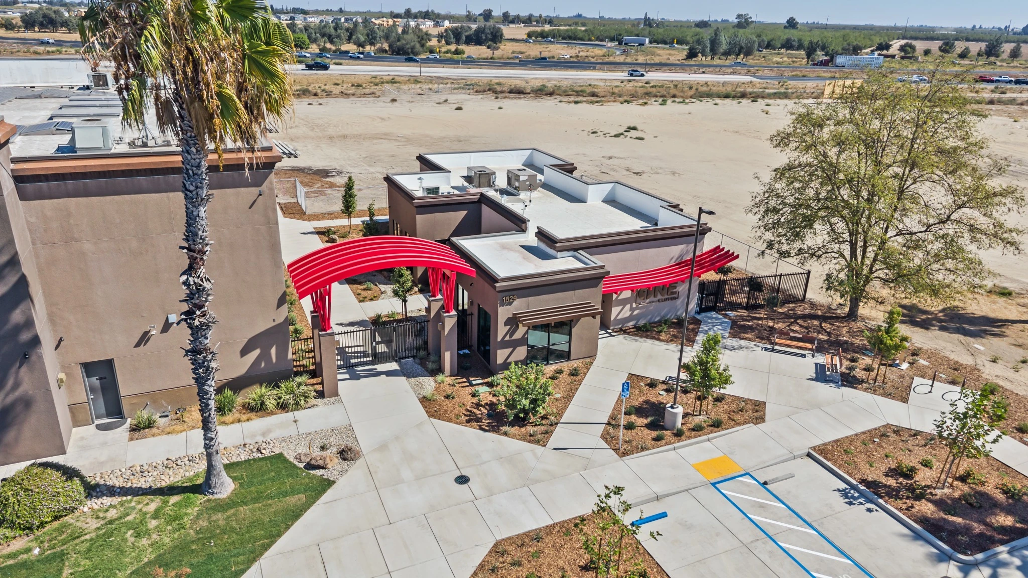 Crossroads Grace 02 - Aerial Front Entrance